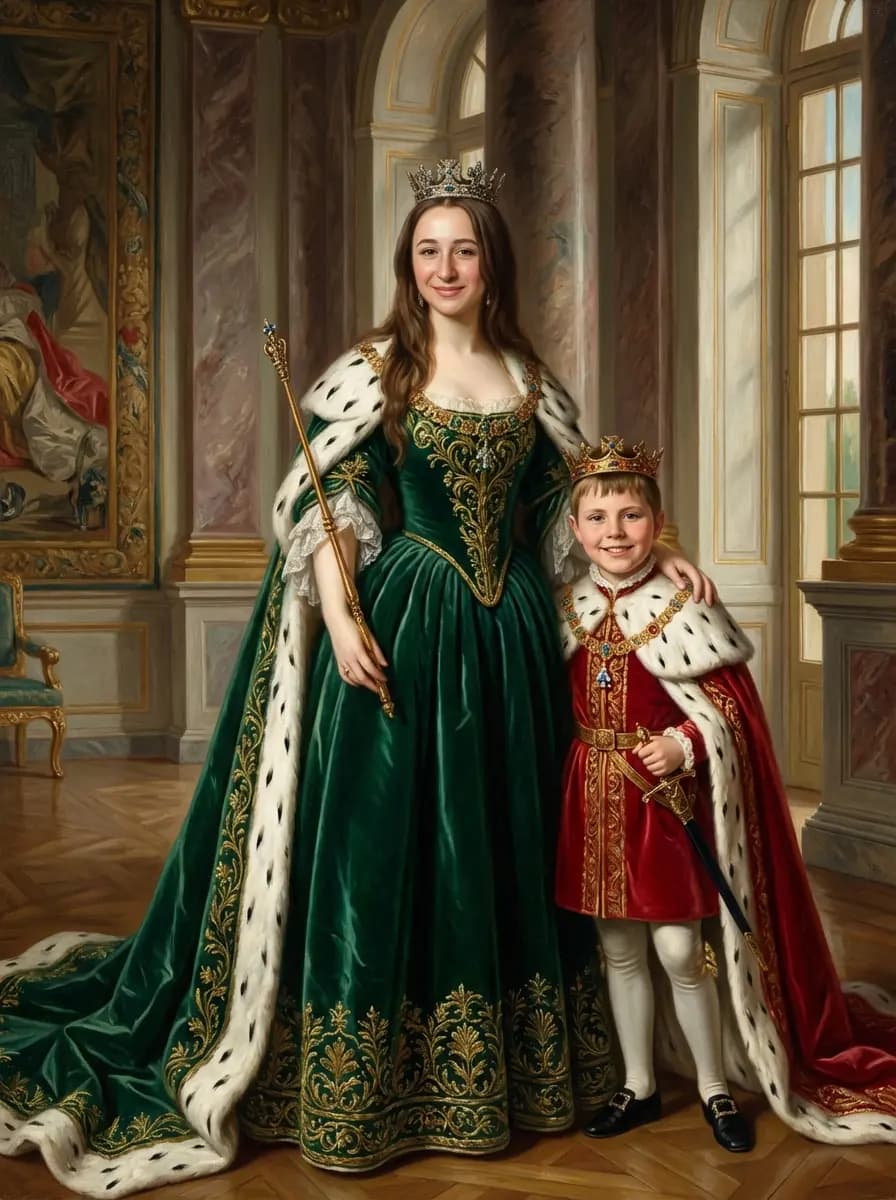 Child portrait in classical style