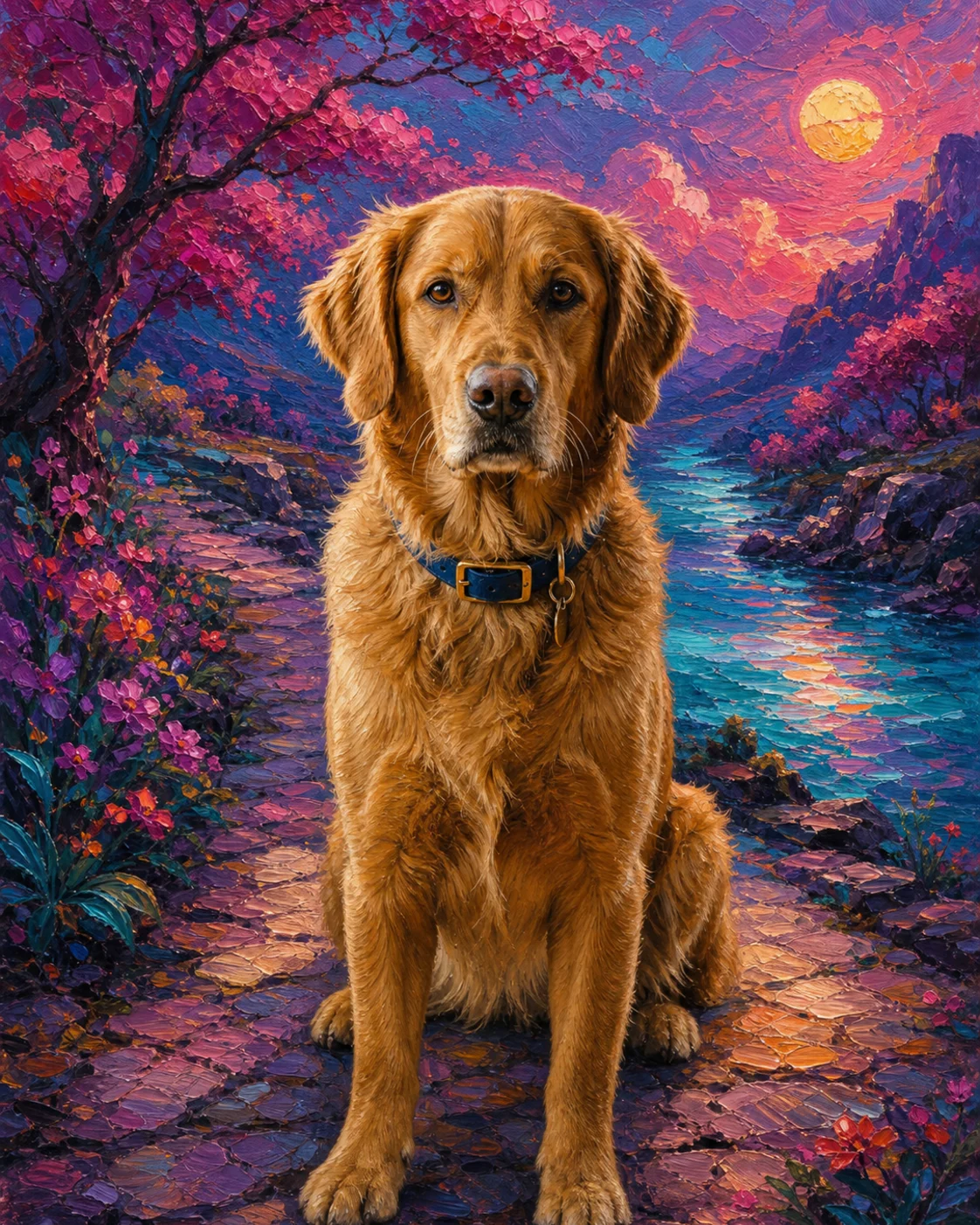 Example masterpiece in the Chromatic Dreamscape style
